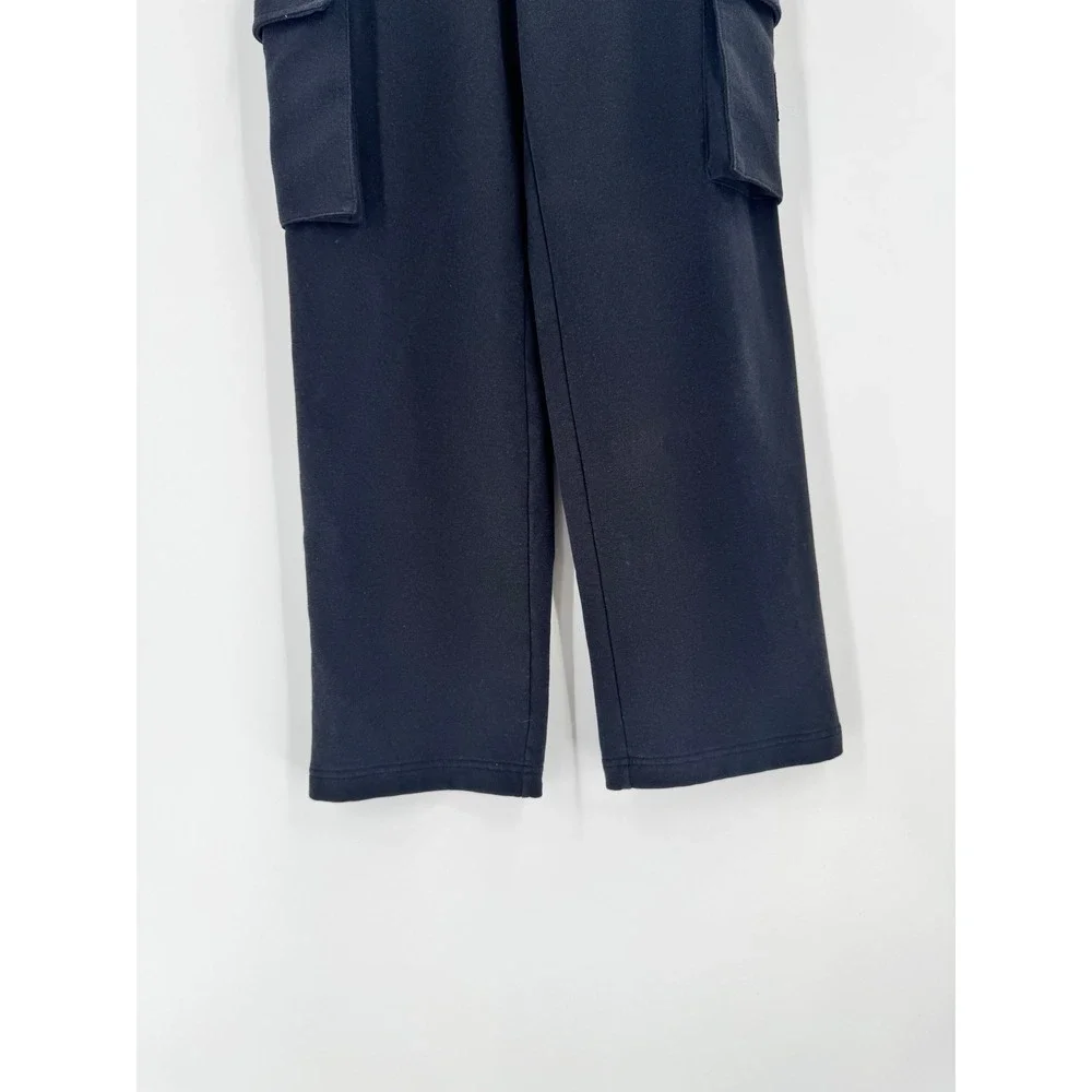 ALO Yoga Cargo Utility Pants Womens XS Black High Waist Soft Washed Pocket
